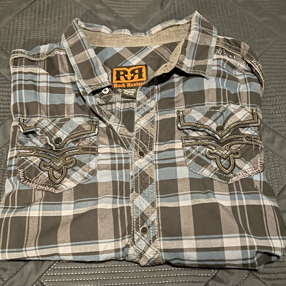 Rock revival button up 2xl